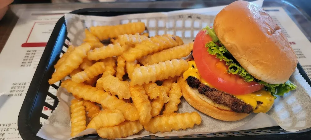 Burger and Fries